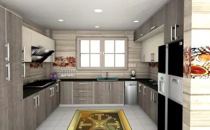 مطبخ فيلا فاخرة